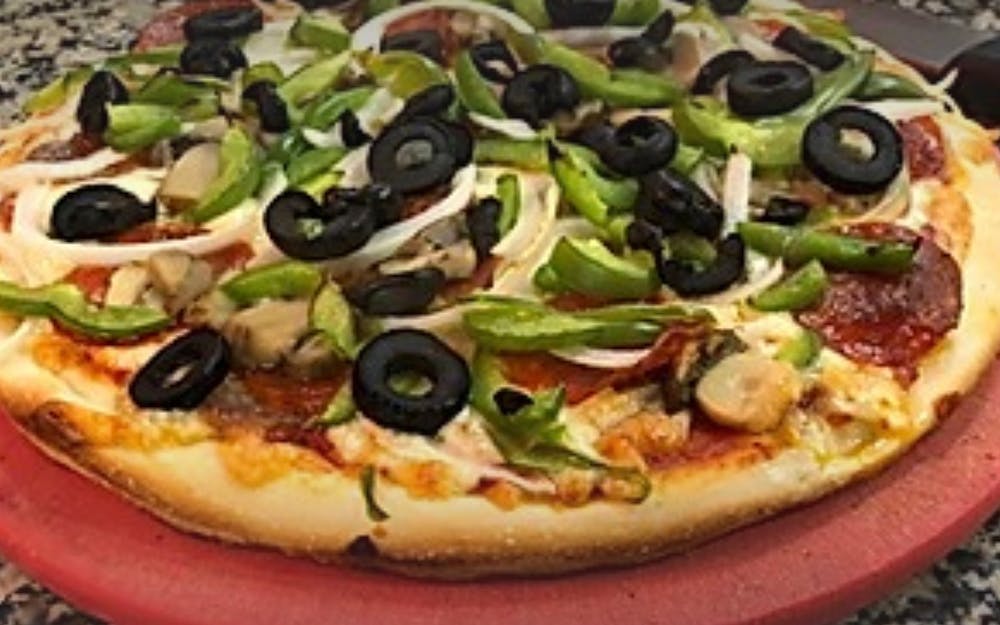 Order Special Pizza - 10'' (Serves 2) food online from Singas famous pizza store, Kew Gardens on bringmethat.com