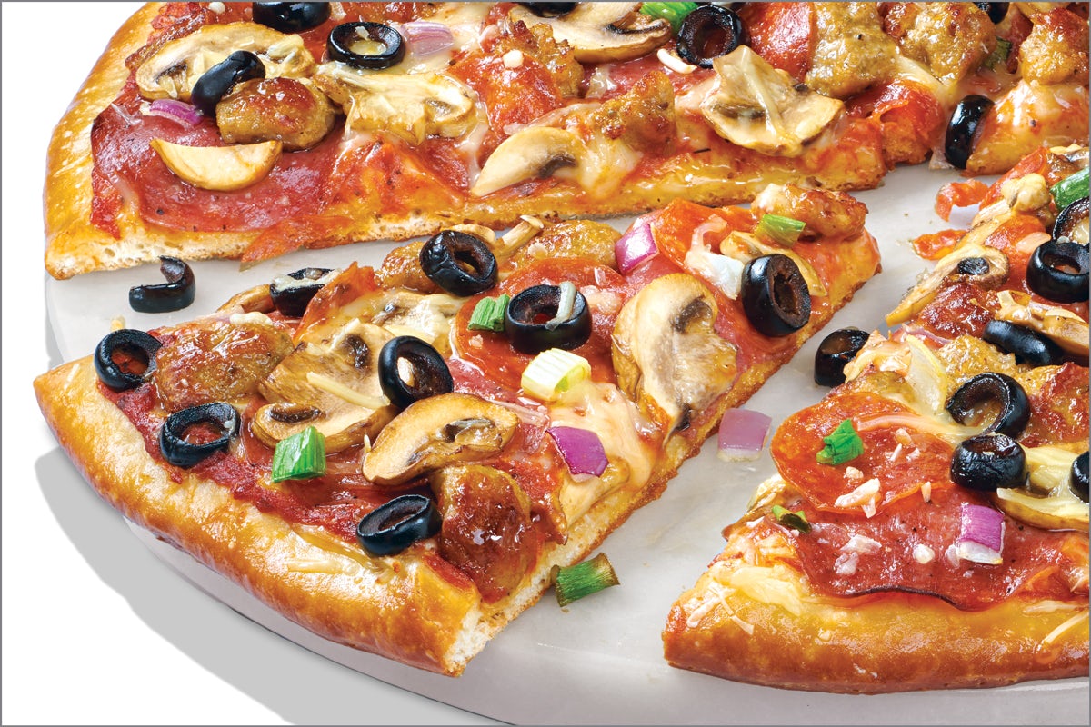 Order Dairy-Free Cheese Murphy's Combo - Baking Required food online from Papa Murphy's | Take 'N' Bake Pizza store, Anchorage on bringmethat.com