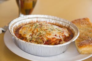 Order Spaghetti with Chicken Parmigiana food online from Massino's Pizzeria store, Aurora on bringmethat.com