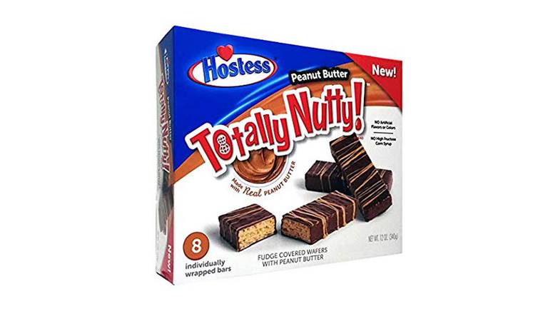 Order Hostess Totally Nutty Fudge Covered Wafers W Peanut Butter food online from Trumbull Mobil store, Trumbull on bringmethat.com