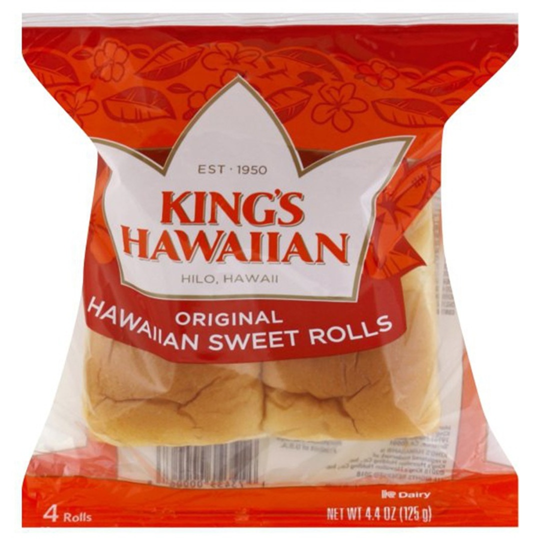 Order Kings Hawaiian Dinner Rolls, 4pk food online from Save Mart Supermarket store, Clovis on bringmethat.com