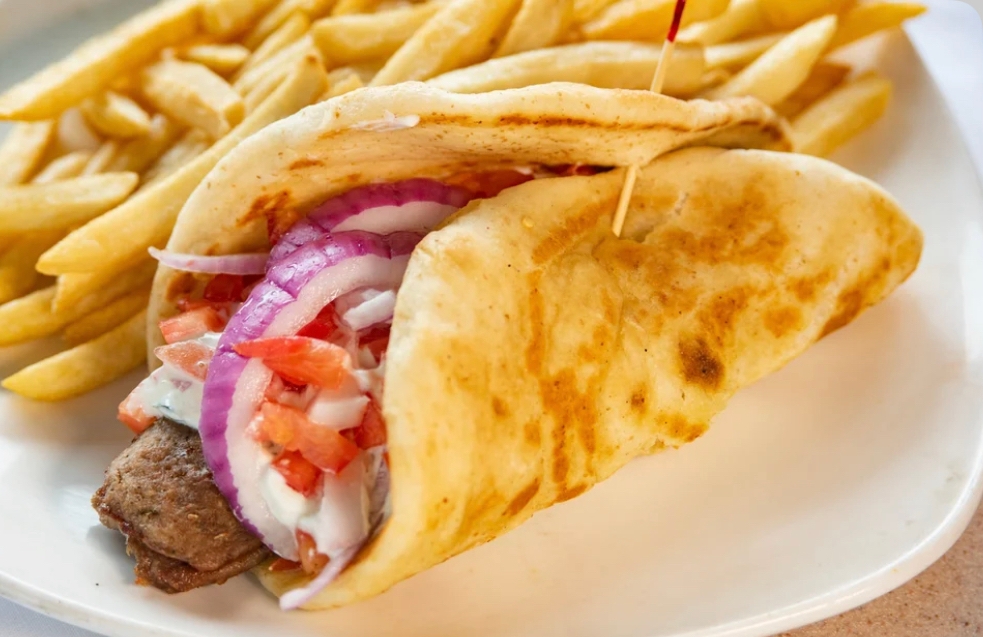 Order GYRO SANDWICH food online from Leo's Coney Island store, Sterling Heights on bringmethat.com
