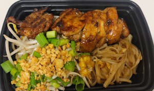 Order Pad Thai with Grilled Chicken food online from Thai Smile store, Hamden on bringmethat.com