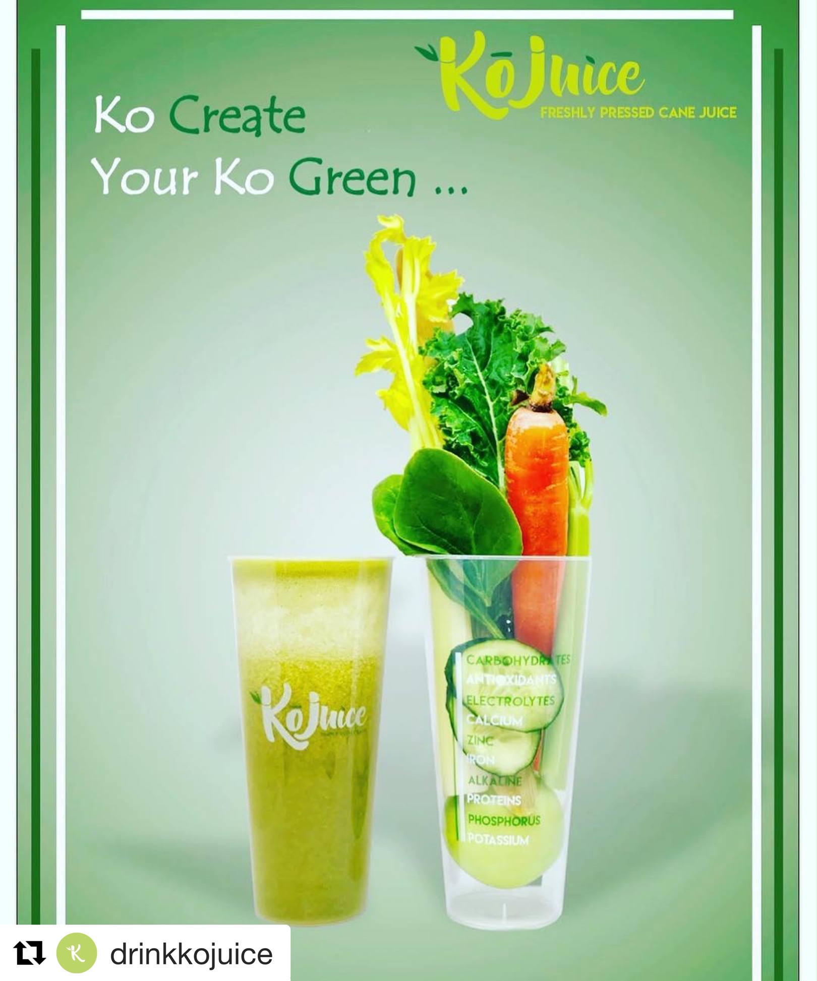 Order Ko Green Juice food online from Ko Juice store, Glendale on bringmethat.com