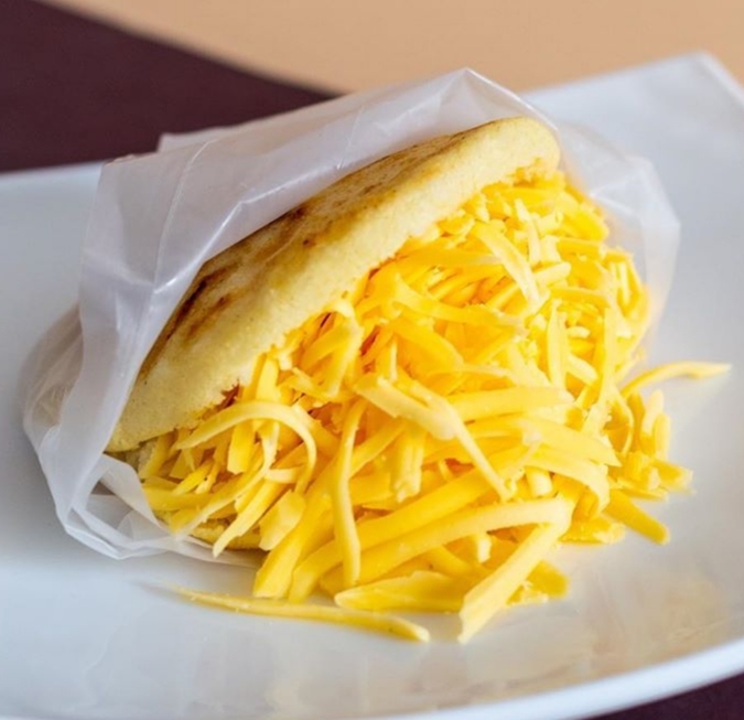 Order Queso Amarillo Arepa food online from Arepas Grill 21-19 Broadway Ave store, Astoria on bringmethat.com