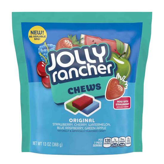 Order Jolly Rancher Chews Candy Assorted Fruit Flavors (13 oz) food online from Rite Aid store, Eugene on bringmethat.com