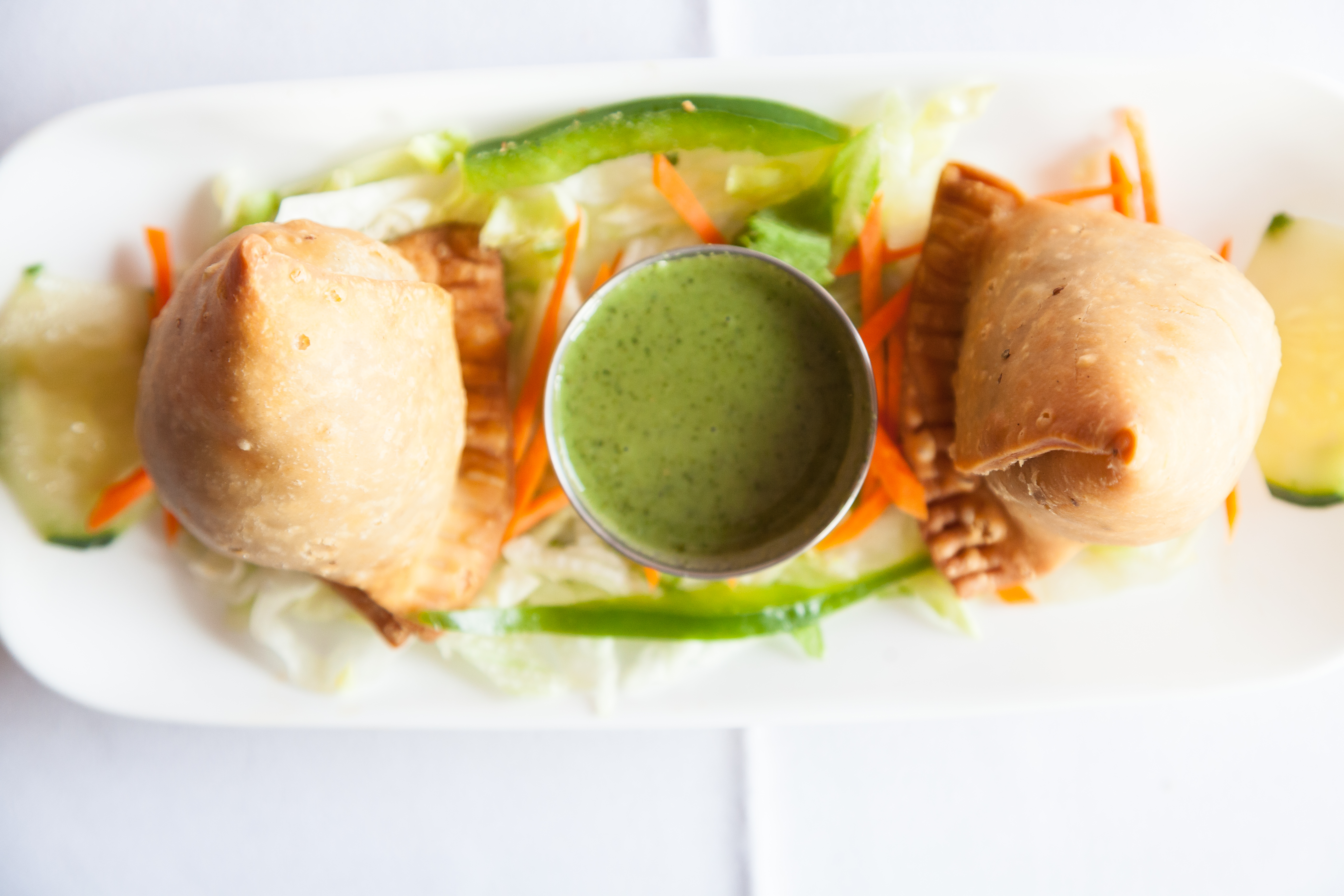 Order Vegetable Samosas food online from Kanan indian restaurant store, Brooklyn on bringmethat.com