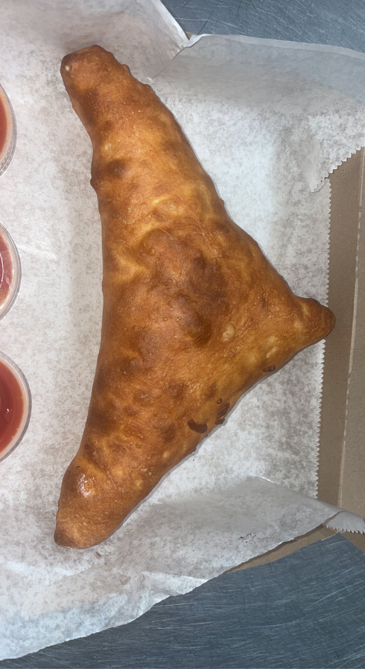 Order Supreme Calzone - Calzone food online from Papa D's Pizza store, St Clairsville on bringmethat.com