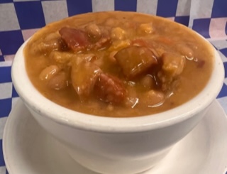 Order Bean & Sausage Soup food online from Dunderbak's store, Whitehall on bringmethat.com