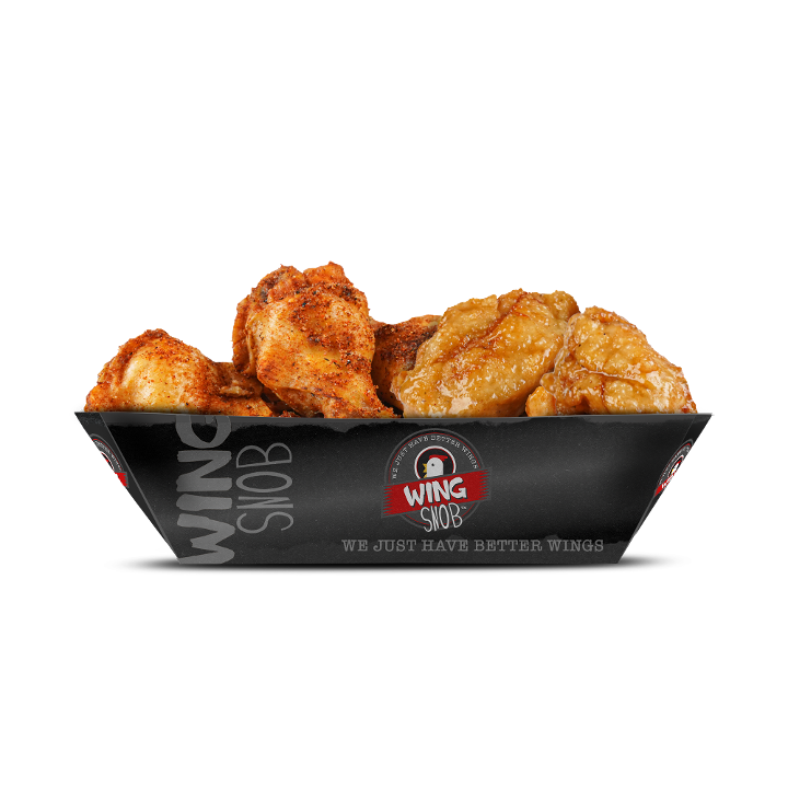 Order 6pc 50/50 food online from Wing Snob store, Detroit on bringmethat.com