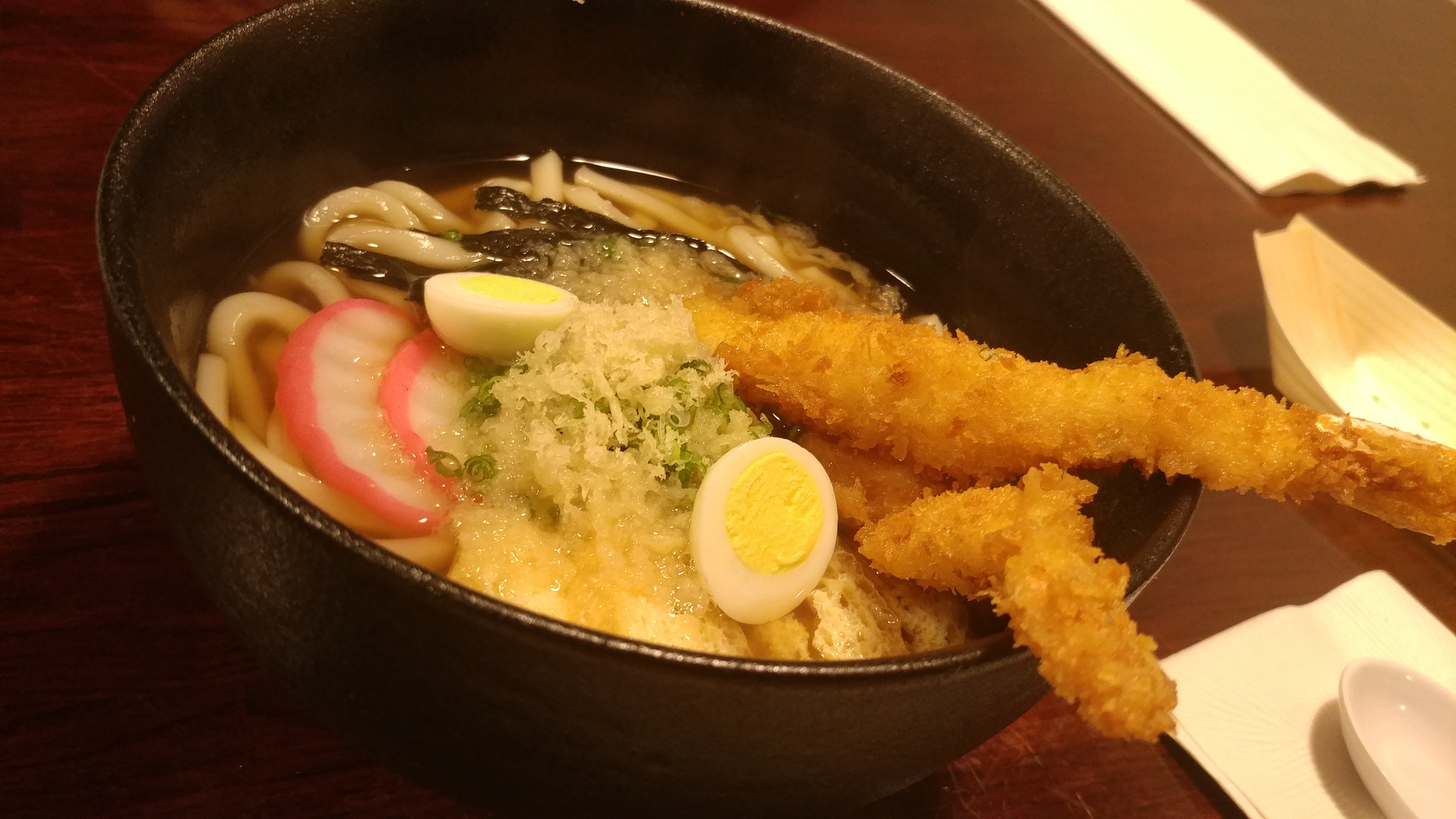 Order 2. Tempura Udon Soup food online from Maki Sushi store, Alpharetta on bringmethat.com