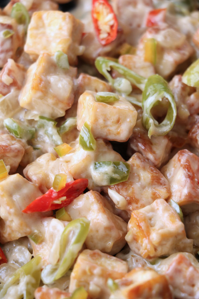 Order Sisig Tofu food online from Mateo Kitchen & Catering store, Sergeant Bluff on bringmethat.com