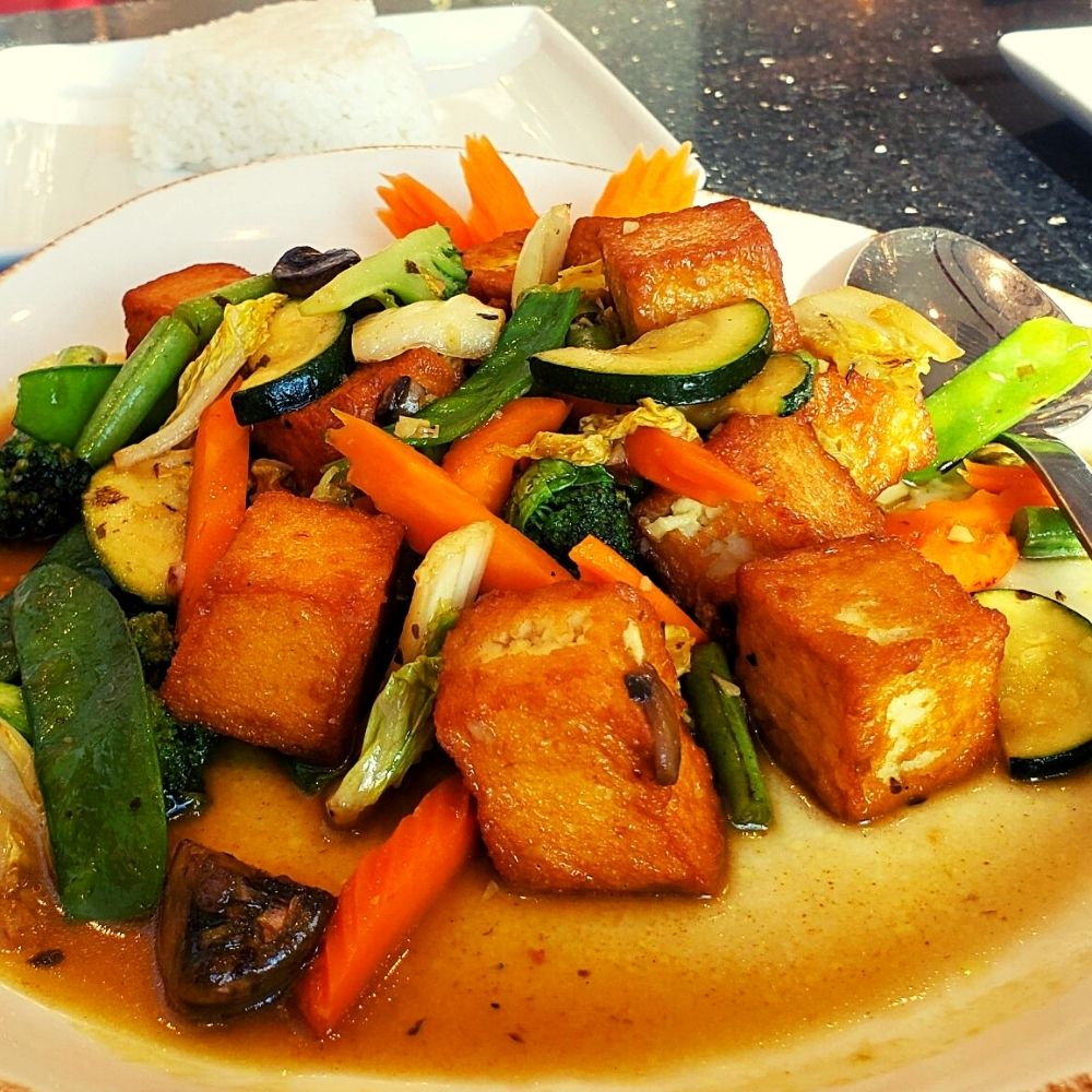 Order Ploy's Veggie food online from Esarnthai Restaurant store, Houston on bringmethat.com
