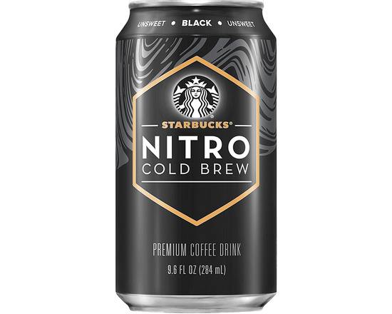 Order Starbucks Nitro Cold Brew Black 9.6oz food online from Chevron Extramile store, Santa Monica on bringmethat.com