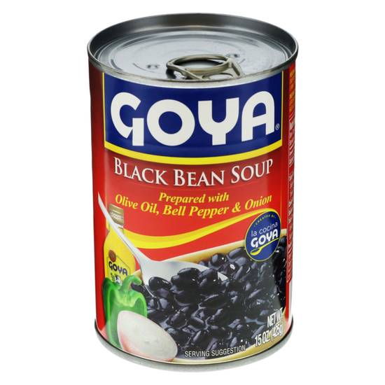 Order Goya Black Bean Soup 15oz food online from Everyday Needs by Gopuff store, Chino on bringmethat.com
