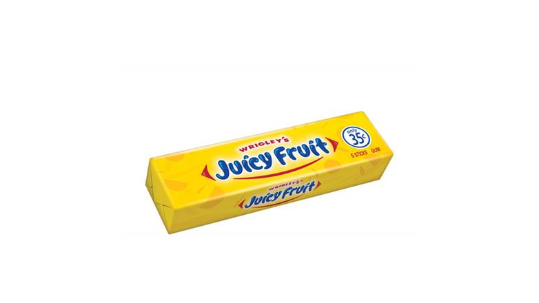 Order Wrigleys Juicy Fruit Chewing Gum- 5 Pc food online from Valero Food Mart store, Murrayville on bringmethat.com