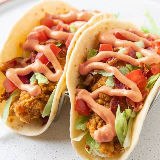 Order Chicken BLT Taco food online from Hurricane Sports Grill store, Wichita on bringmethat.com