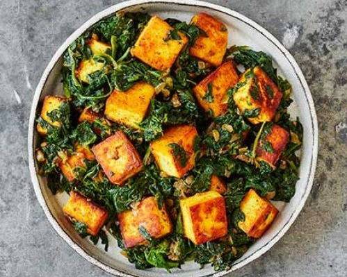 Order Saag Paneer food online from Rasoi Fusion Indian Cuisine store, Roswell on bringmethat.com