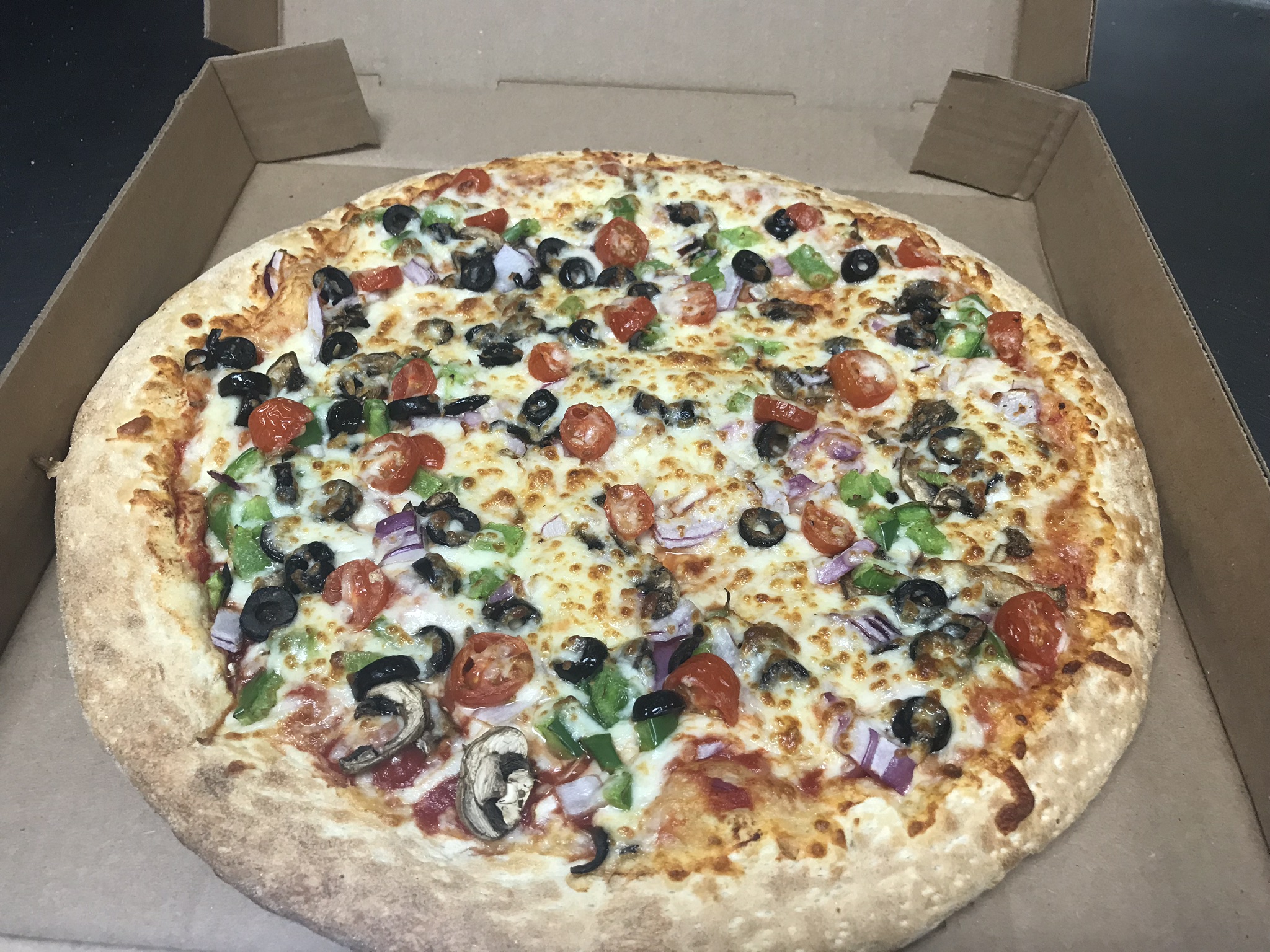 Order Greek Pizza food online from Pizza Primetime store, Laurel on bringmethat.com