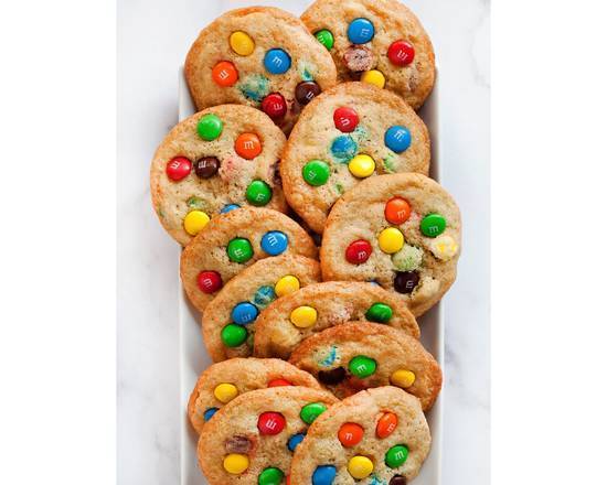 Order Handmade X-Large Pack of M&M Cookies  food online from Ny Popcorn store, New York on bringmethat.com