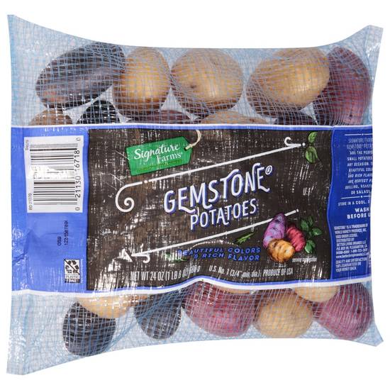 Order Signature Farms · Gemstone Potatoes (24 oz) food online from Shaw's store, Raynham on bringmethat.com