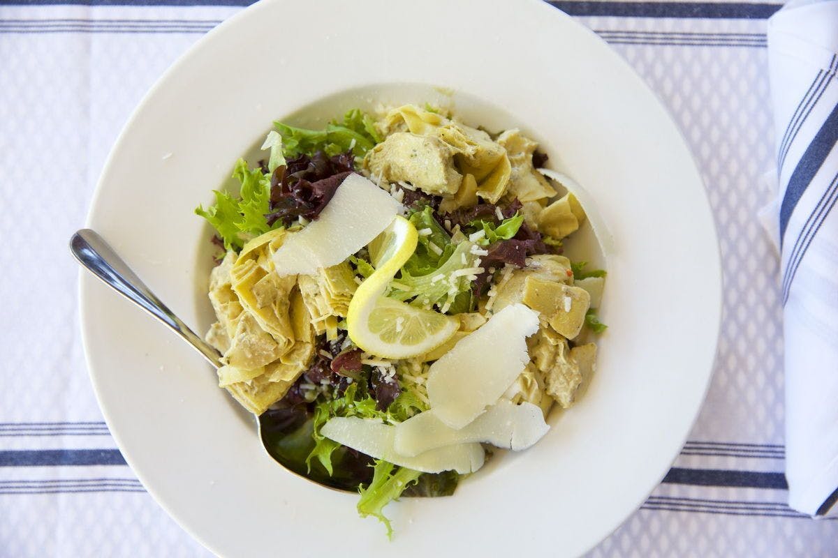 Order Carciofo Salad - Salad food online from Campania Milton store, Milton on bringmethat.com