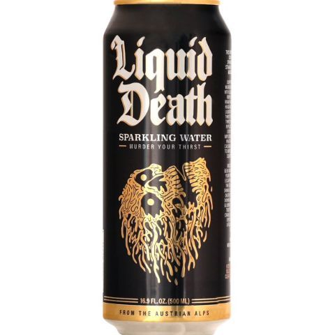 Order Liquid Death Sparkling Water 16.9oz Can food online from 7-Eleven store, Chicago on bringmethat.com