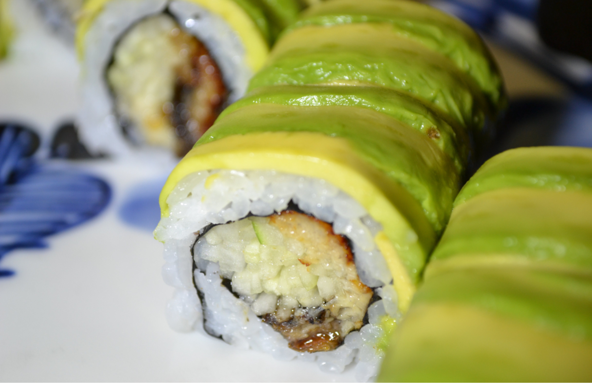 Order Dragon Roll food online from Shiroi Hana Restaurant store, Philadelphia on bringmethat.com