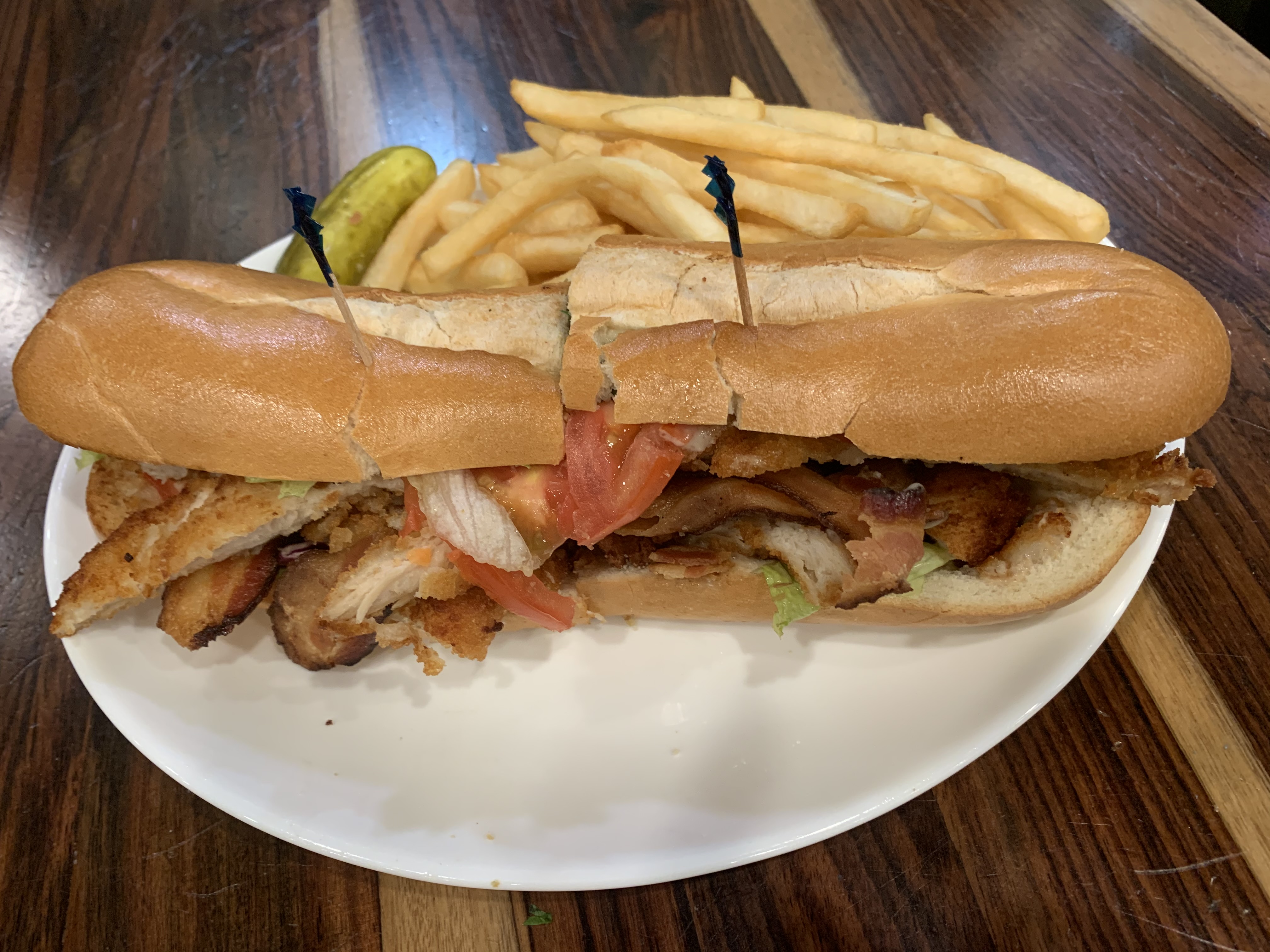 Order Chicken BLT Sub food online from Silver Spoon Diner store, Queens on bringmethat.com
