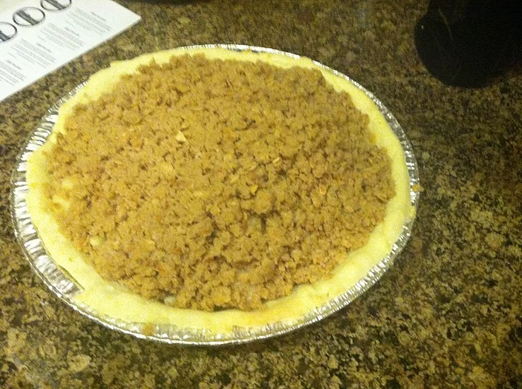 Order French Crumb Apple Pie food online from Guess What Cooking store, Plainfield on bringmethat.com