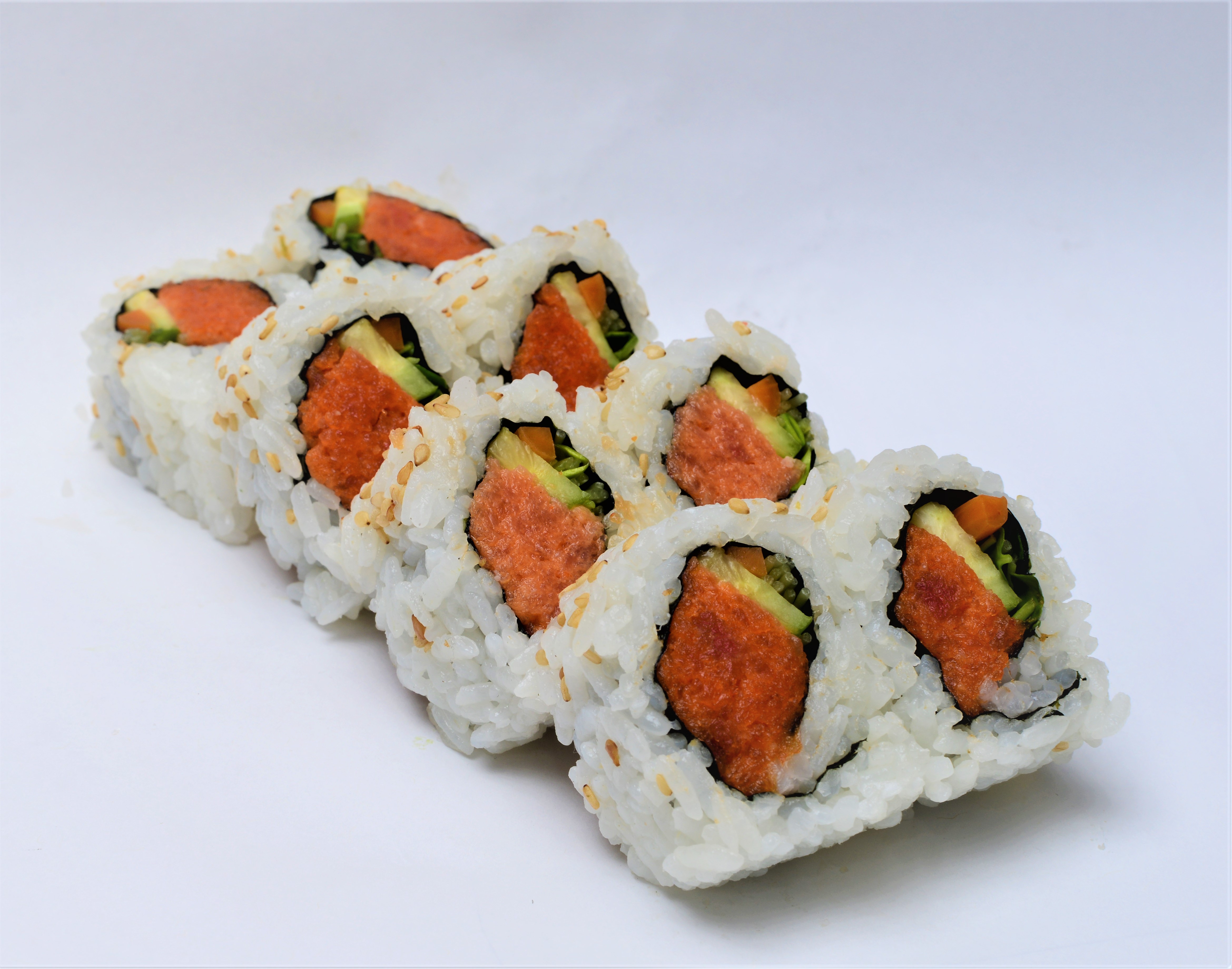Order Spicy Tuna Roll food online from Roll It Sushi store, Newport Beach on bringmethat.com