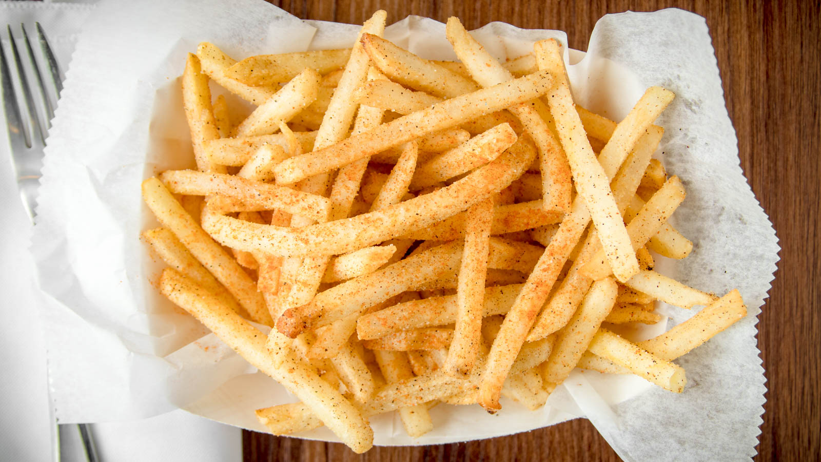 Order Seasoned French Fries food online from The Teahouse store, Houston on bringmethat.com