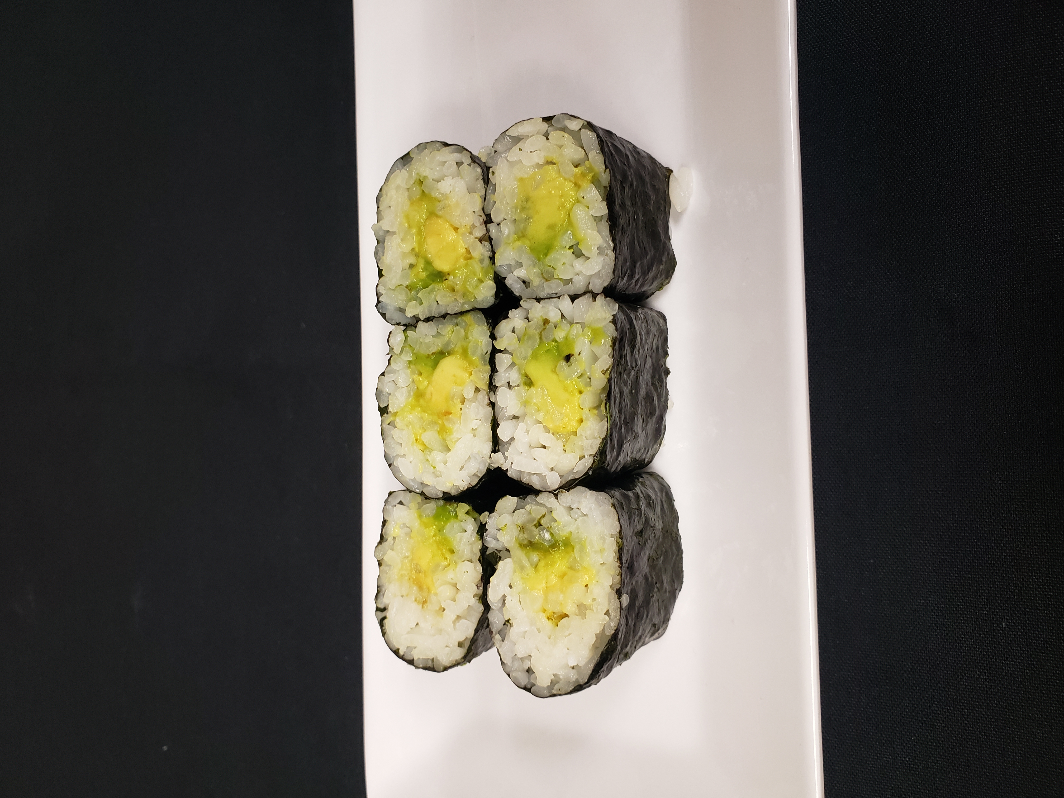 Order Avocado Maki Roll food online from Sushishima Japanese Restaurant store, San Antonio on bringmethat.com
