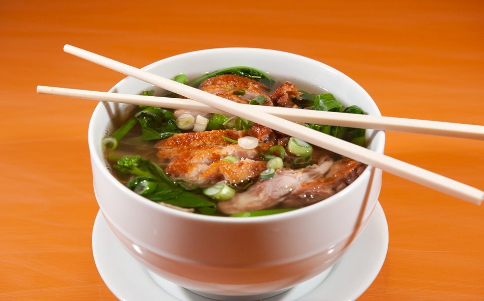 Order 2. Duck Noodle Soup food online from Sirinan Thai&Japanese Restaurant store, Wallingford on bringmethat.com