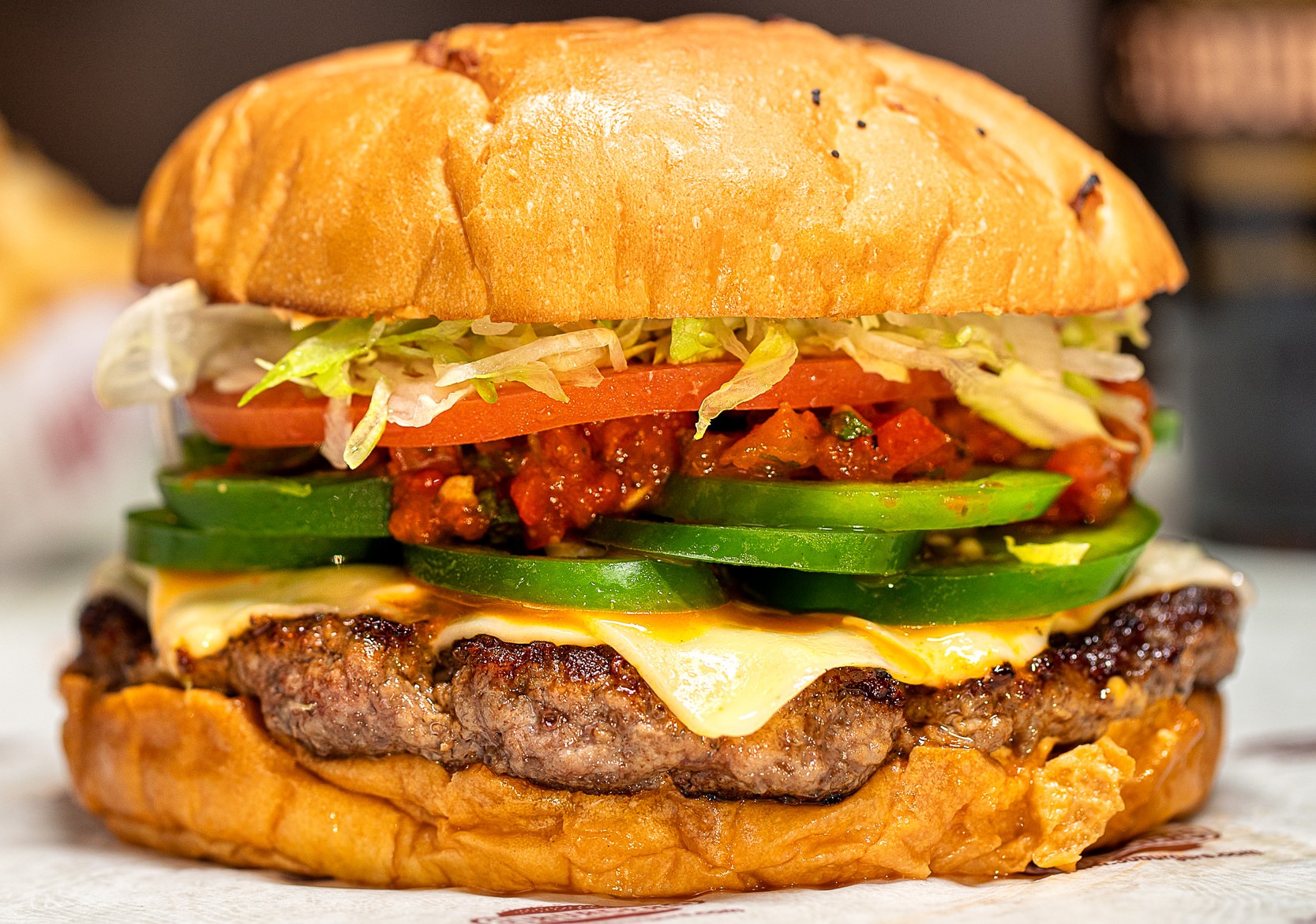 Order 7. Halal 6 Alarm Burger food online from 30 Burgers store, Rutherford on bringmethat.com