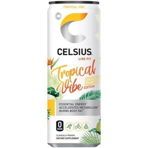Order Celsius Tropical Vibe 12oz food online from 7-Eleven store, Portland on bringmethat.com