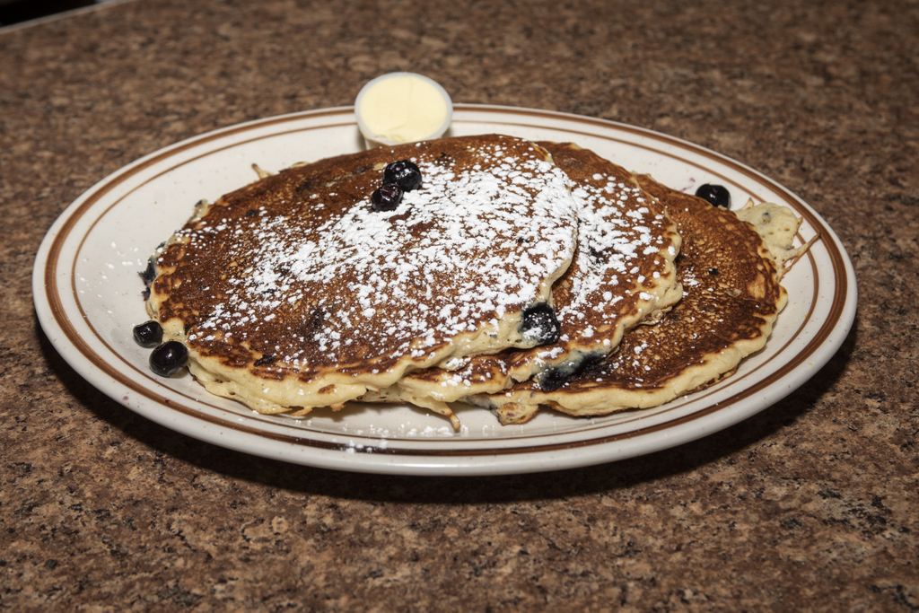 Order Fresh Blueberry Pancake food online from Parkside Diner store, Rochester on bringmethat.com