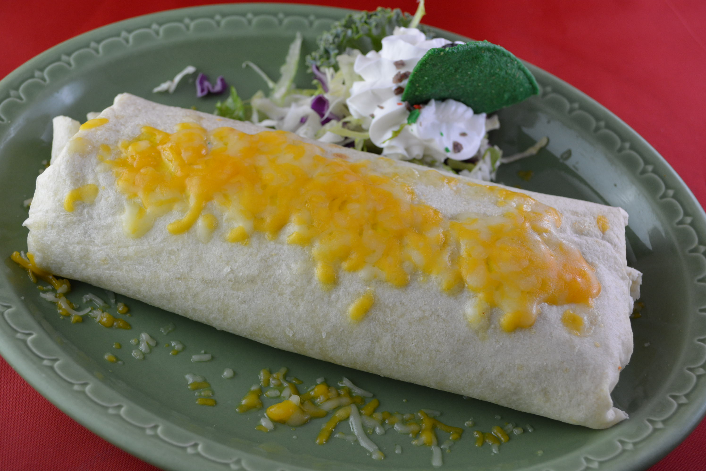 Order Vegetarian Burrito food online from Jalapeños Anchorage store, Anchorage on bringmethat.com