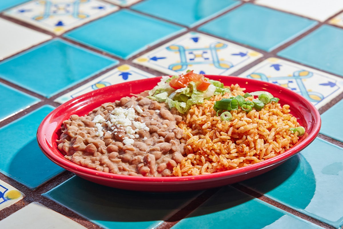 Order Rice & Beans food online from Margaritas Mexican Restaurant store, Manchester on bringmethat.com