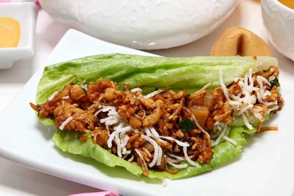 Order Chicken Lettuce Wrap food online from Sushi House store, Downers Grove on bringmethat.com