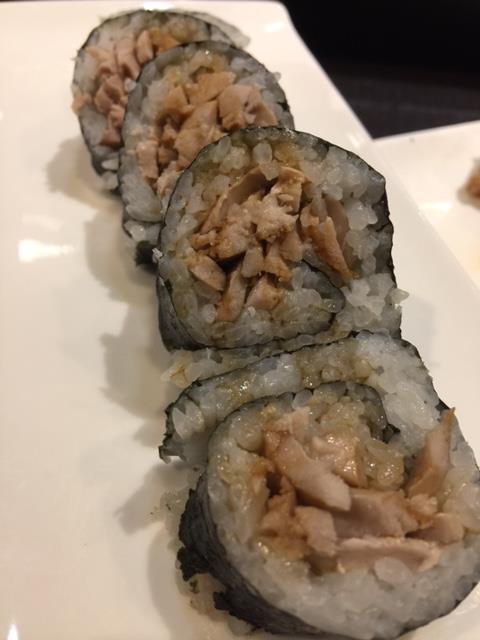 Order Baked Tuna Roll food online from Oyshi Sushi store, Las Vegas on bringmethat.com