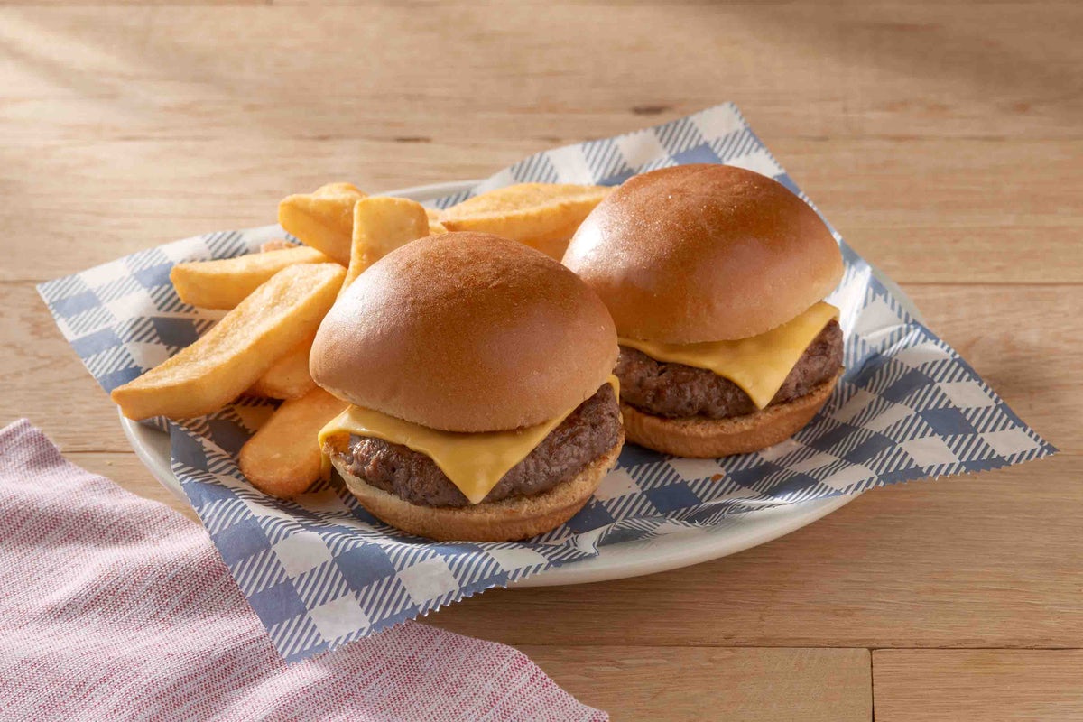 Order Lil' Barrel Cheeseburgers food online from Cracker Barrel store, Greensboro on bringmethat.com