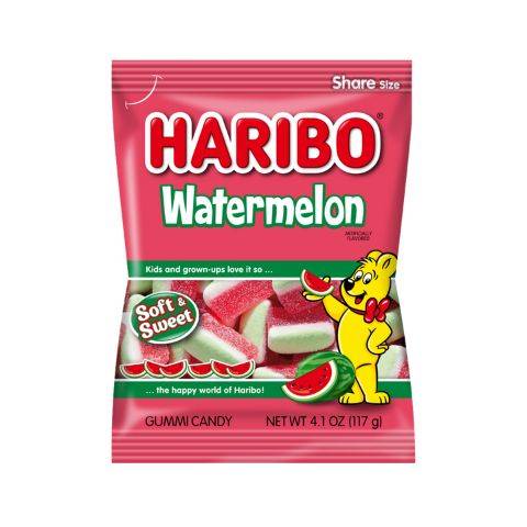 Order Haribo Watermelon Gummi 4.1oz food online from 7-Eleven store, Lakewood on bringmethat.com