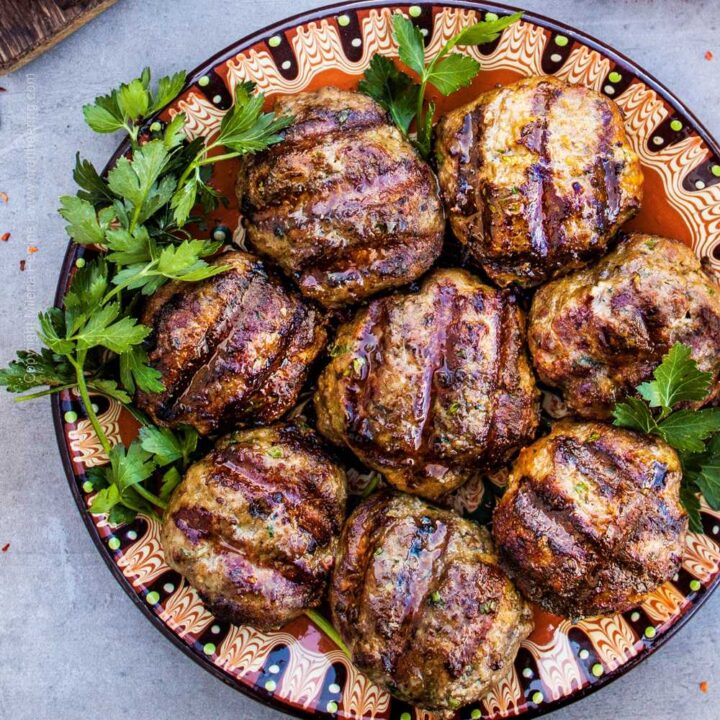 Order Grilled Kofta 2 pieces  food online from Mr. Kebap store, Fountain Valley on bringmethat.com