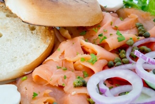 Order Lox & Cream Cheese Platter food online from Nudy Cafe store, Paoli on bringmethat.com