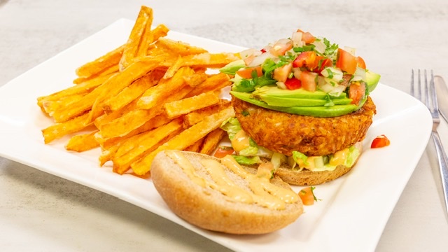 Order Veggie Burger food online from Alma Del Mar store, Philadelphia on bringmethat.com