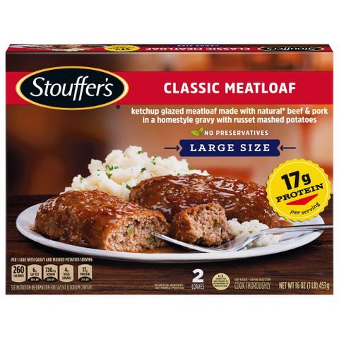 Order Stouffers Meatloaf & Mashed Potatoes with Gravy 16oz food online from Aplus store, Watertown on bringmethat.com