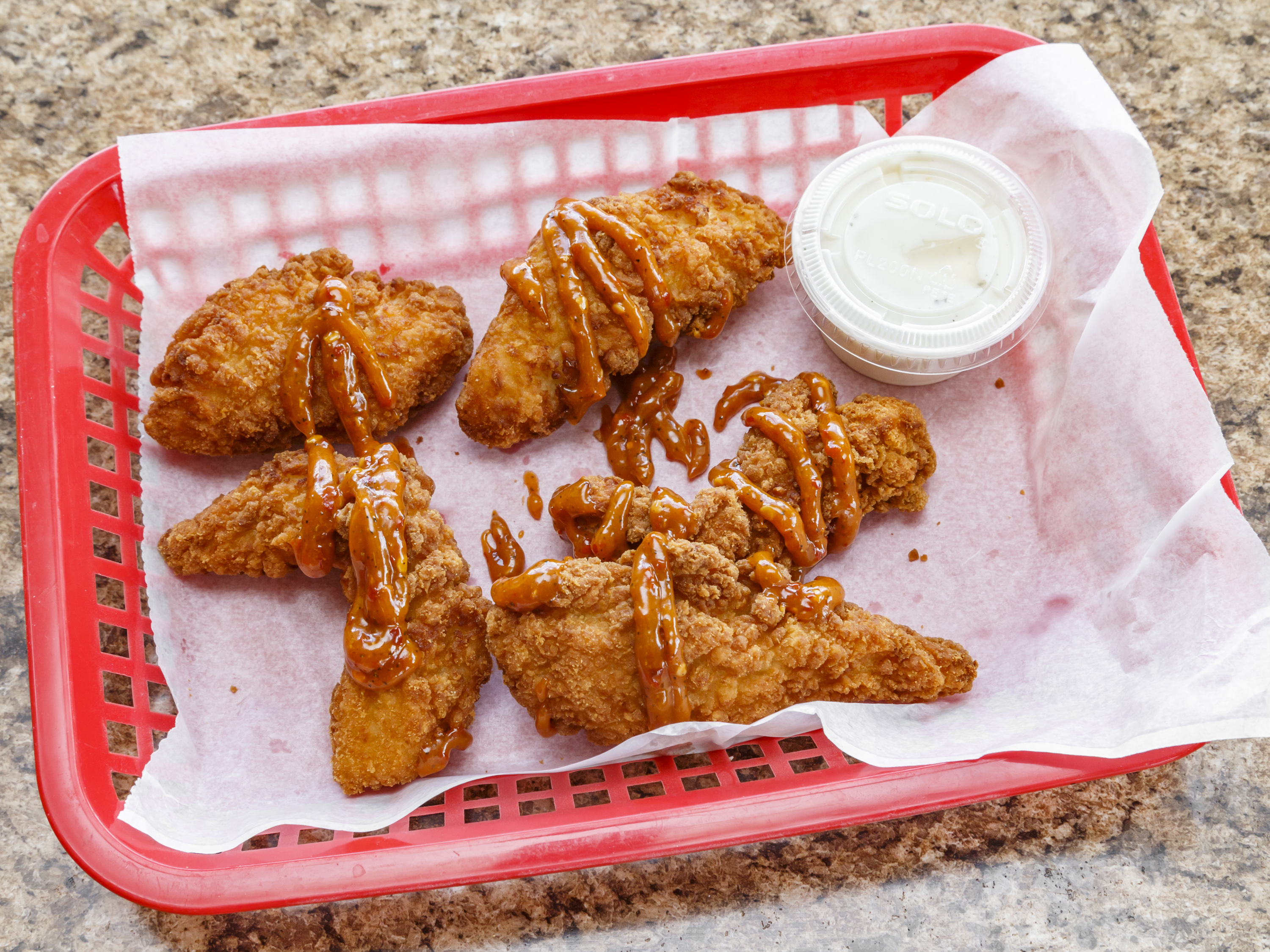 Order 5 Buffalo Chicken Tenders food online from Pizza Palermo store, Crafton on bringmethat.com
