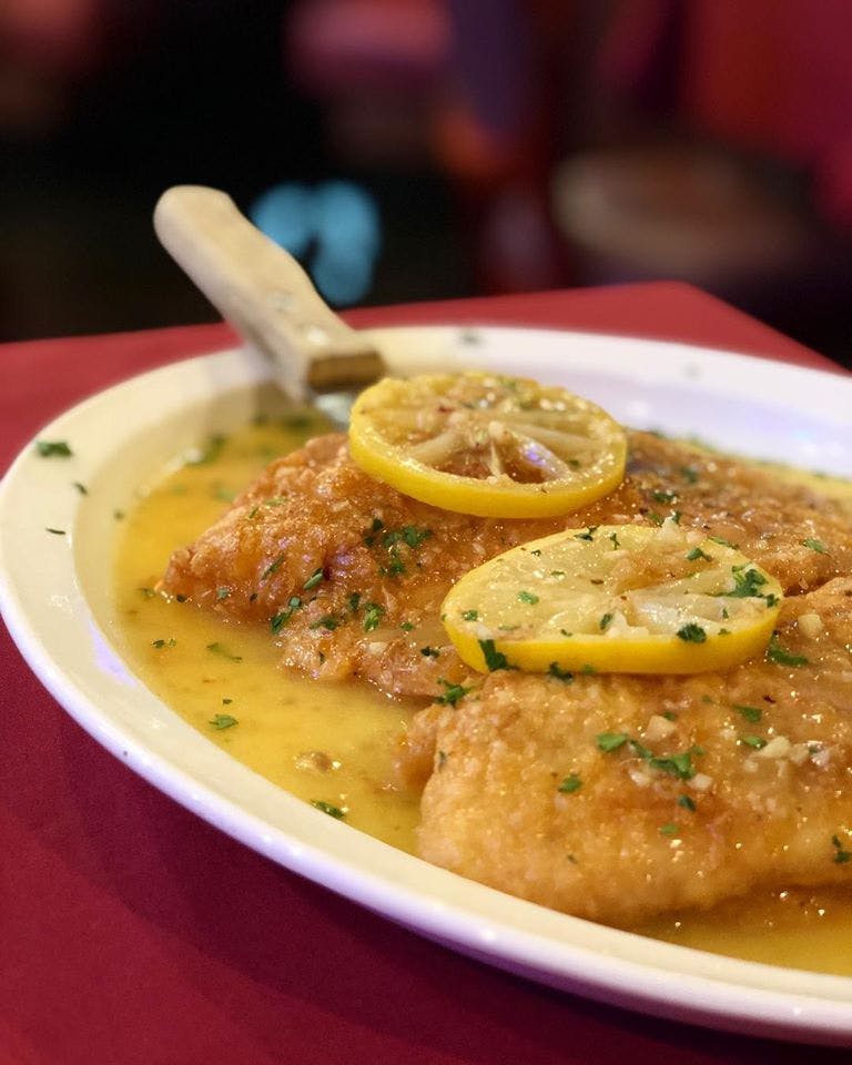 Order Chicken Francaise - Entree food online from Godfather Italian Grill store, Mays Landing on bringmethat.com