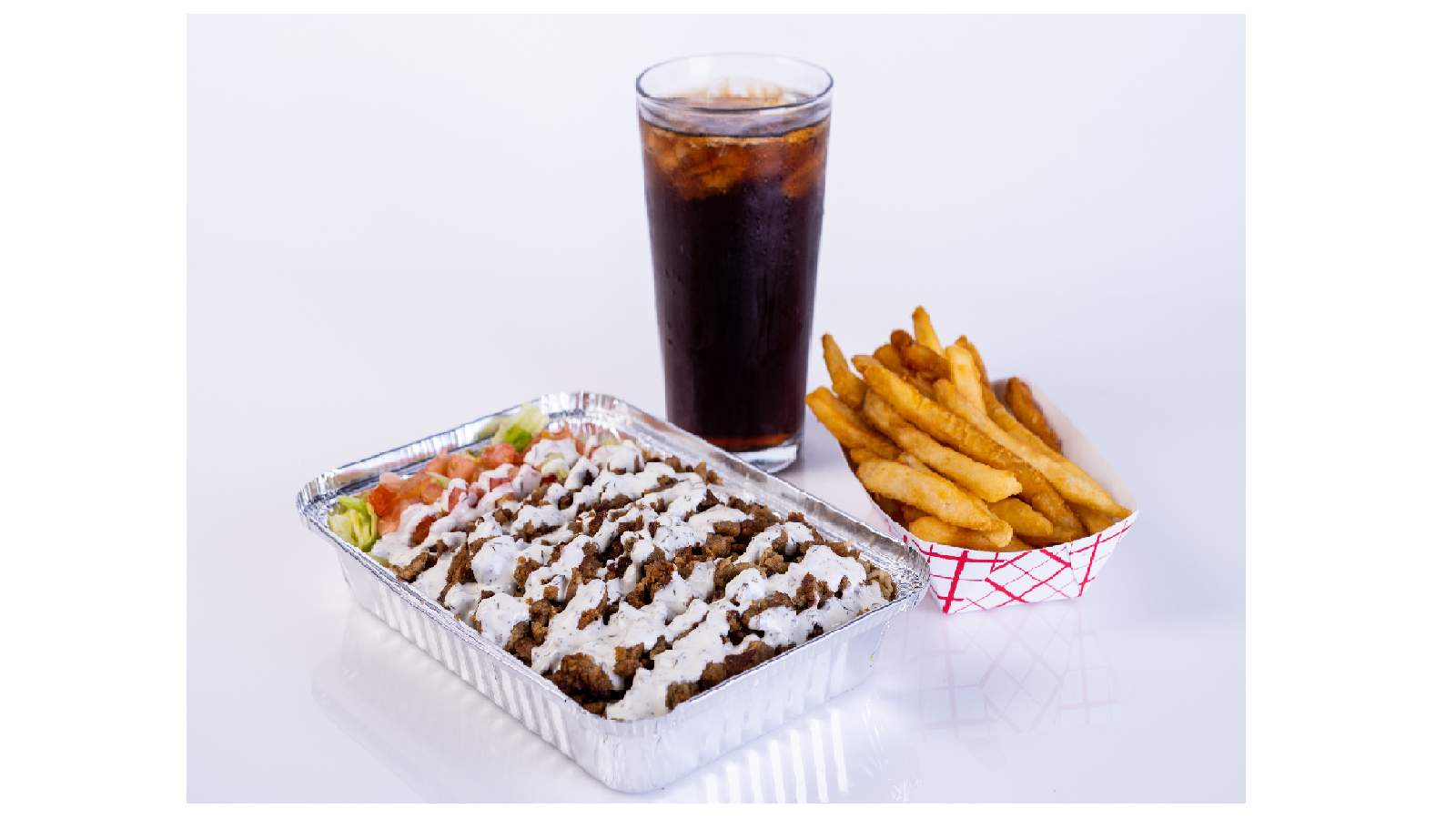 Order Lamb Platter Combo food online from New York Chicken & Gyro store, Canoga Park on bringmethat.com